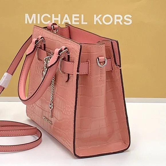 MICHAEL KORS
Hamilton Small Crocodile Embossed Faux
Satchel
Color:PRIMROSE - Picture 6 of 15